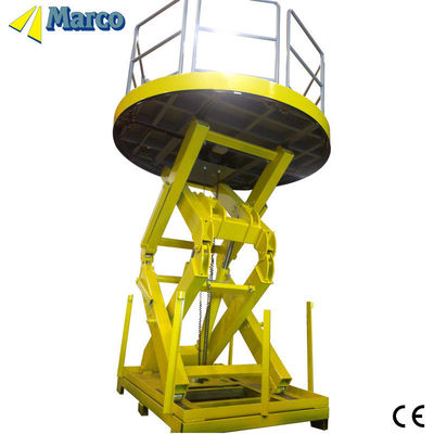 Warehouse Crane Marco High Scissor Lift Table met CE-certificering en beveiligingsrail
