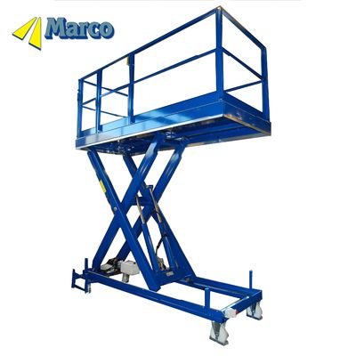 2600 mm Hydraulisch schaarhefwerkplatform met wielchassis en noodverlaging