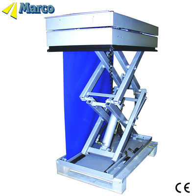 Op maat gemaakte aanvraag Scheren Lift Tafel Marco High met Lift Mechanisme en gordijn
