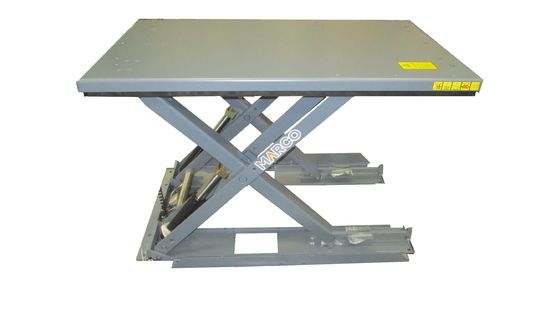 1000 kg draagvermogen Elektrische hydraulische schaar-lifttafel met CE en laag profiel